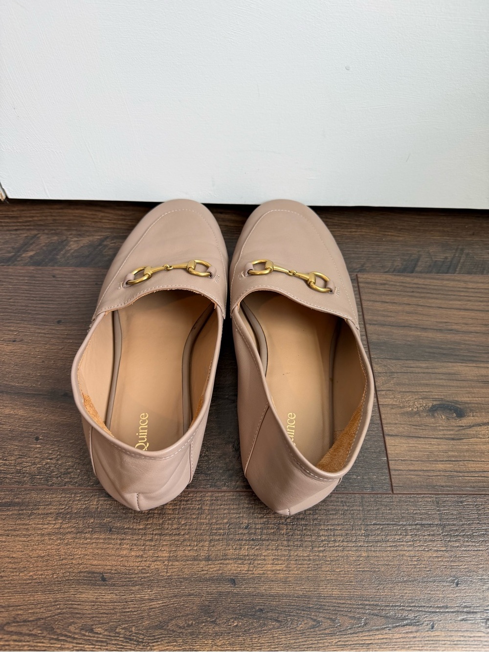 Quince Women’s Italian Leather Horsebit Loafer Soft Brown Size 9 - Picture 10 of 13